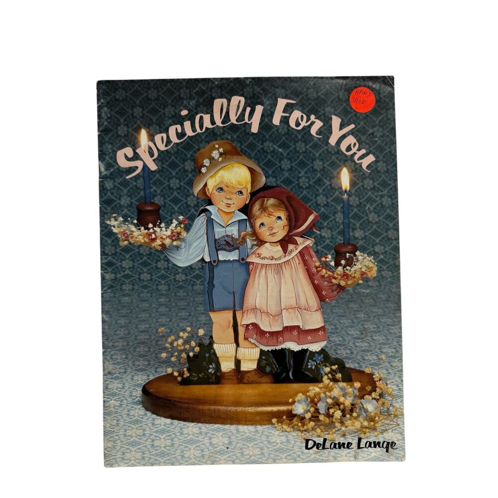 Vintage Specially For You Painting Instruction Book 1987 DeLane Lange Americana